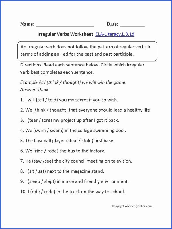 Verbs Worksheet 4th Grade Nouns Worksheet 4th Grade
