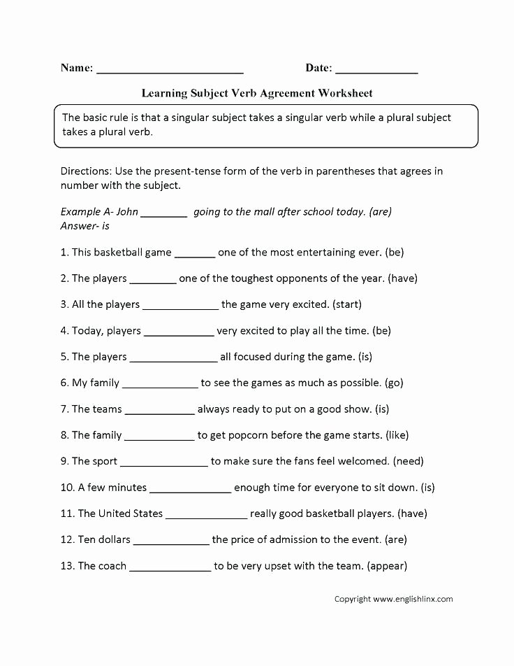 Verbs Worksheet 4th Grade Printable Verb Worksheets Irregular Verb Worksheets Grammar