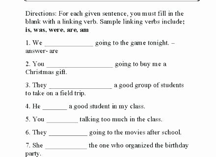 Verbs Worksheets First Grade Action Verbs Worksheets for Kindergarten