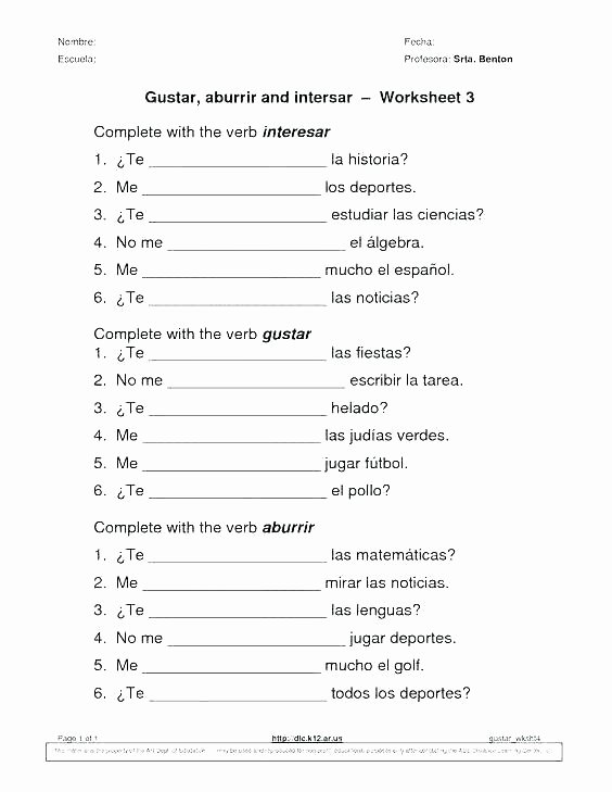 Verbs Worksheets for Middle School Verb Worksheets for 1st Grade – Openlayers