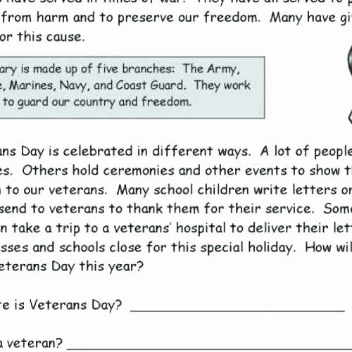 Veterans Day Math Worksheets Veterans Day Worksheets Free for Kindergarten Childrens