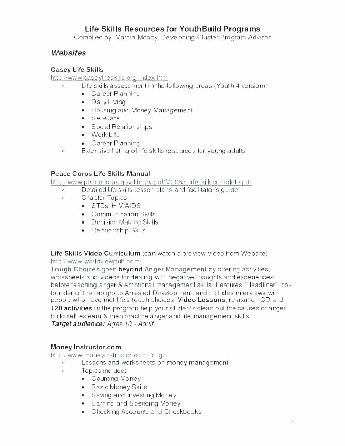 Vocational Skills Worksheets Best Of Worksheets social Skills Printable for Kindergarten Skill