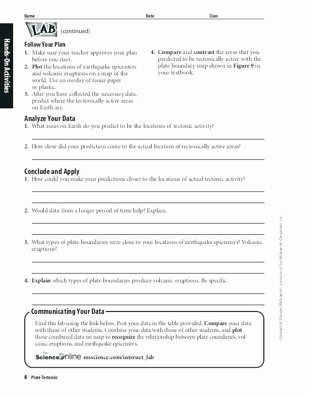 Volcano Reading Comprehension Worksheets Online Worksheets for 3rd Grade