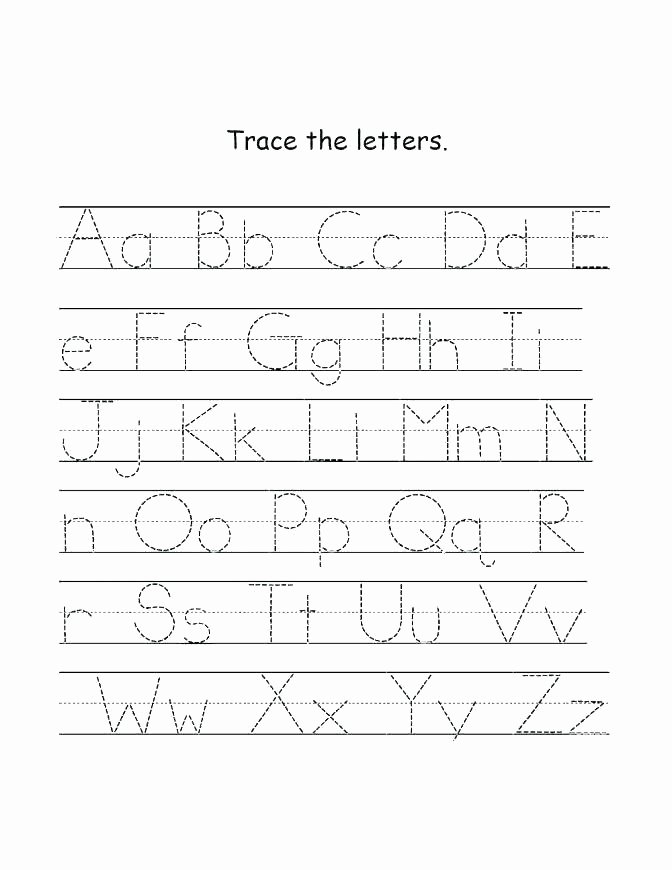 Volcano Worksheets for Kindergarten Inspirational Tracing Alphabet Worksheets Printable Free Kindergarten