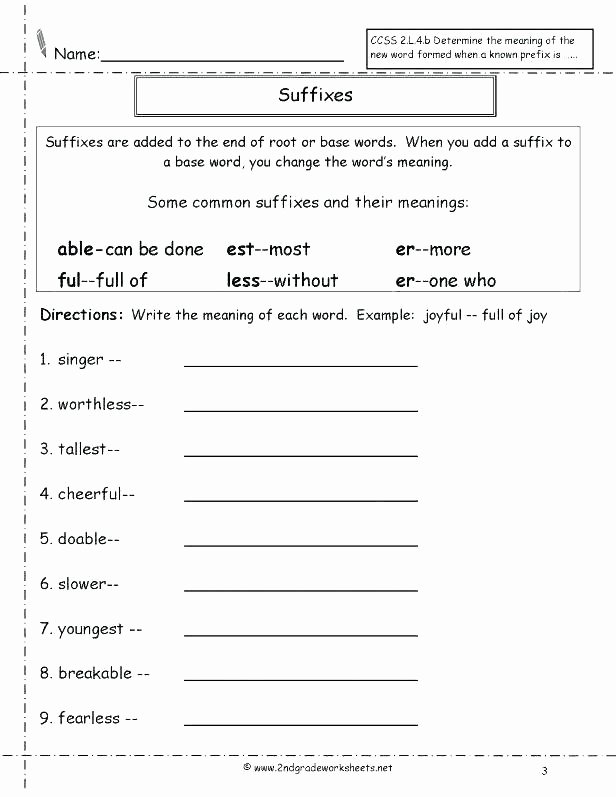 Volcano Worksheets for Kindergarten Unique Worksheets Kids Suffixes for Grade Suffix Library and Print