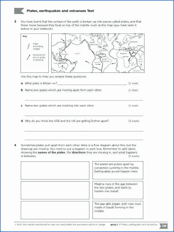 Volcano Worksheets High School New Teaching Plate Tectonics Lesson Plan Middle School