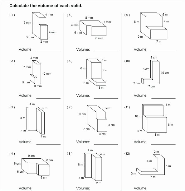 Volume Of Irregular solids Worksheet Technical Drawing Worksheets Optical Illusion Worksheets