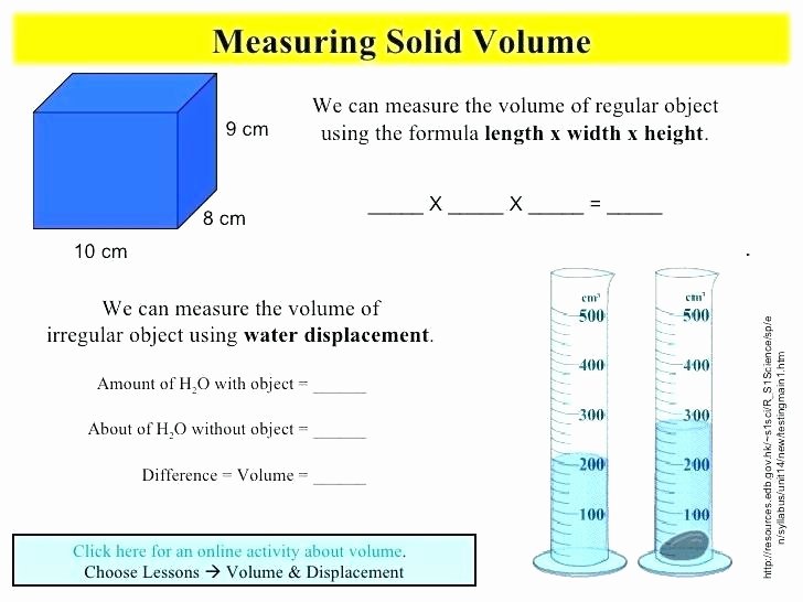 Volume Of Irregular solids Worksheet Views Of solids Worksheets