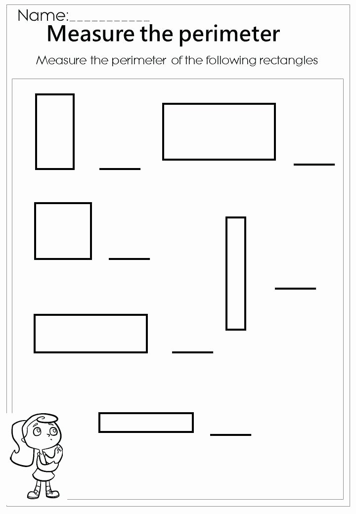 Volume Worksheets 3rd Grade Third Grade area and Perimeter Worksheets Easy Year 3 4
