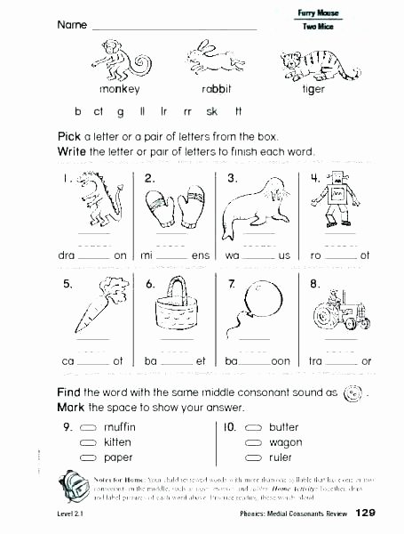 Vowel Consonant E Worksheets Consonant Vowel Words Worksheets Grade Phonics Difference