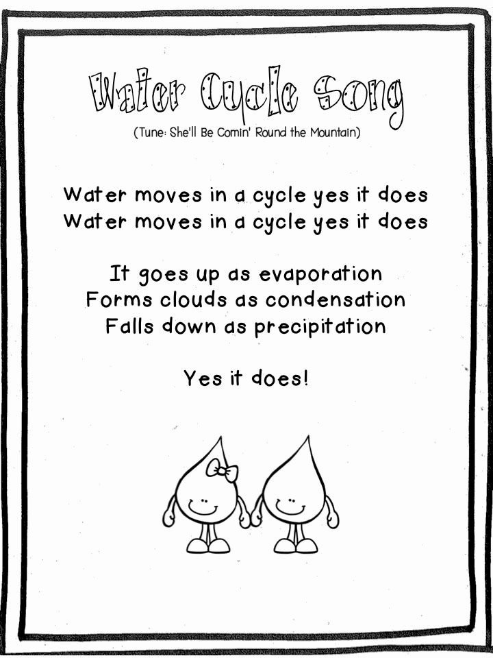Water Cycle Worksheet Kindergarten First Grade Fanatics Water Cycle Water Cycle