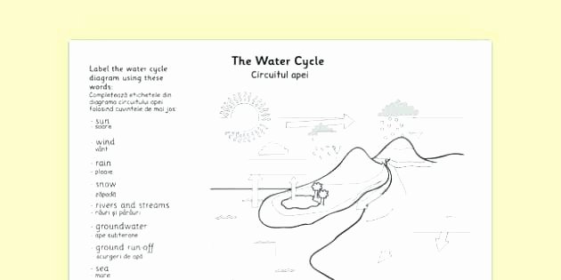 Water Cycle Worksheets 2nd Grade Free Printable Water Cycle Worksheets Answers 4 for