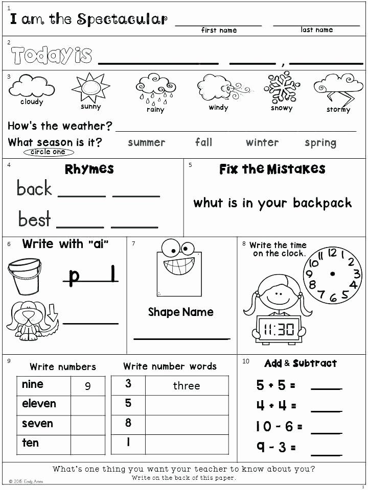 Weather Worksheets for 2nd Graders First Grade Weather Worksheets 1 and Climate 8 Weather
