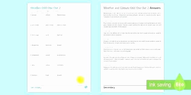 Weather Worksheets for 3rd Grade Beautiful Weather and Climate Worksheets Grade 3