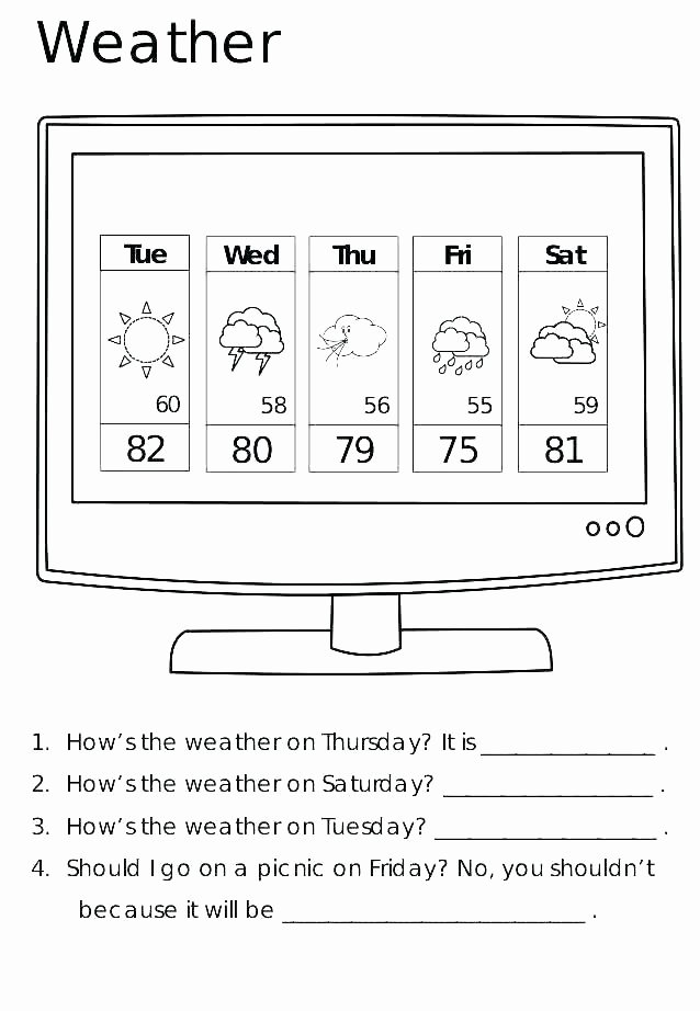 Weather Worksheets for 3rd Grade Lovely Weather Worksheets for Grade Rhyming Word First Middle