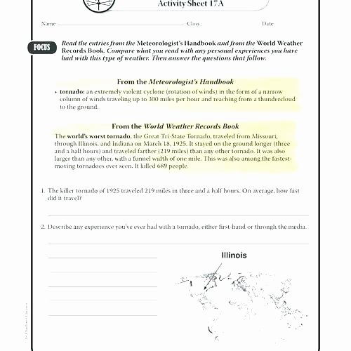 Weather Worksheets for Second Grade First Grade Weather Worksheets 1 and Climate 8 Weather