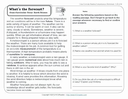 Weather Worksheets for Second Grade Related Post Weather Instruments Worksheet Fabulous Winter