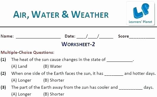 Weather Worksheets for Second Grade Weather Worksheets for Middle School Grade Instruments
