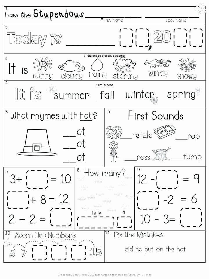 Weather Worksheets for Second Grade Winter Weather Worksheets