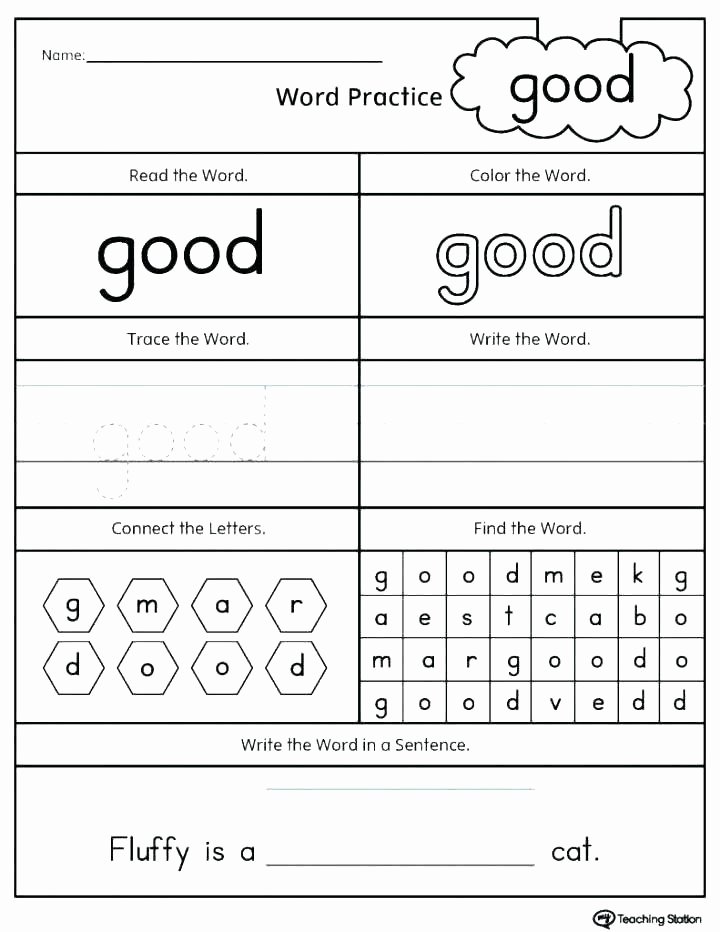Word Family Worksheet Kindergarten Word Family En Worksheets for Kindergarten Download them and