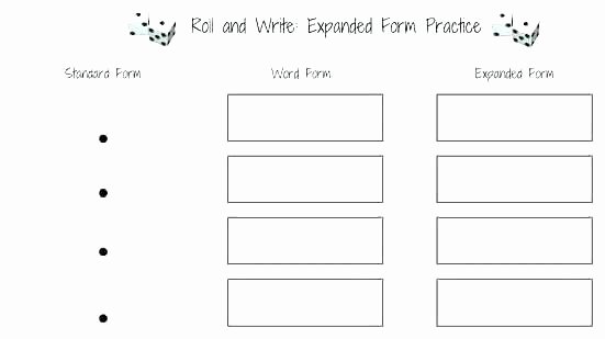 Word form Worksheets 4th Grade Grade Place Value Activities Expanded Notation Worksheet