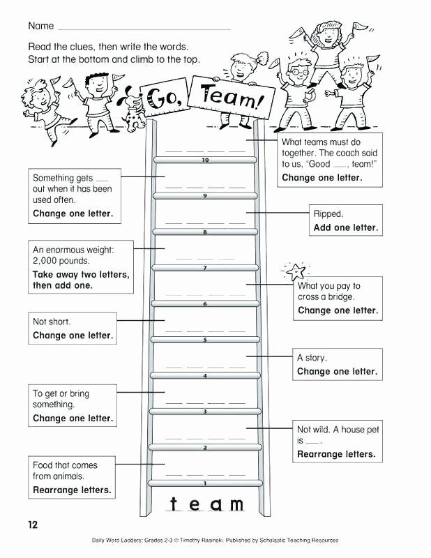 Word Ladder Worksheets Beautiful Grade Change Letter Sample