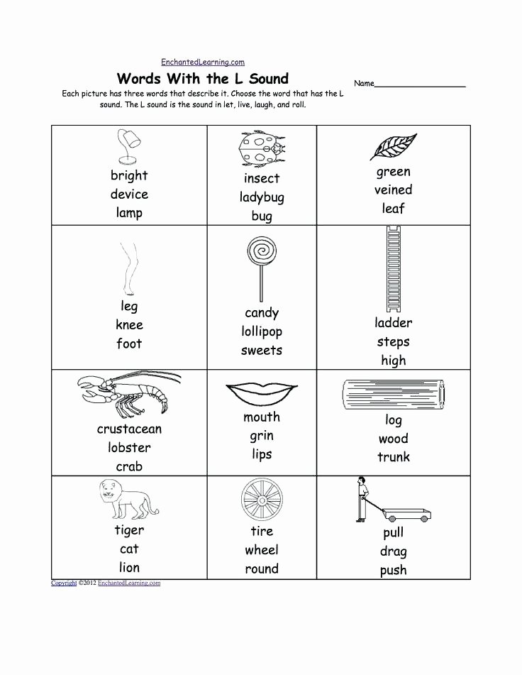 Word Ladder Worksheets Inspirational Letter L Phonics Activities and Printable Teaching Resources