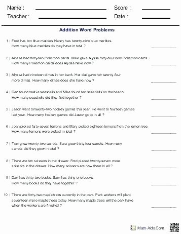 Word Problems for Kindergarten Worksheets Easy Addition Word Problems Kindergarten Adding and