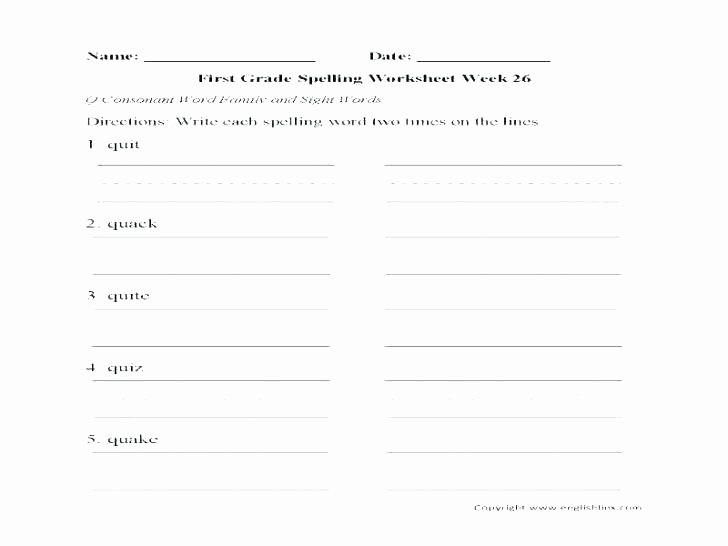 Worksheets for First Grade Writing the Honey Bee Spelling Worksheets Practice Free Grade 1