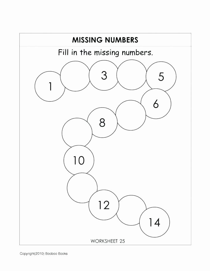 Write the Missing Numbers Worksheet Traceable Number Worksheets