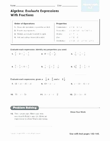 Writing Numerical Expressions Worksheets Numerical Expression Worksheets 5th Grade