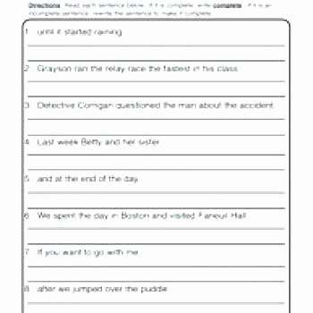 Writing Sentences Worksheet 3rd Grade Sentence Worksheets 3rd Grade Sentence Writing