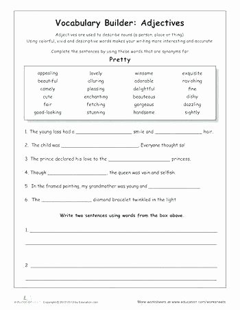 Writing Worksheets 7th Grade 7th Grade Vocabulary Worksheets Seventh Grade Worksheets